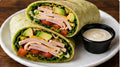 Equilibrium Turkey and Avocado Wrap close-up food photo