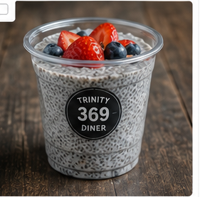 Frequency Chia Cup close-up food image