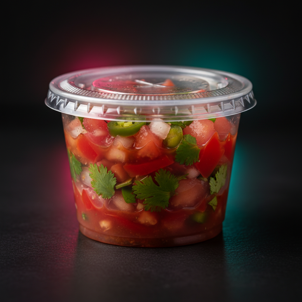 Fresh Salsa in a 2oz portion cup