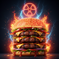 Nuclear Style – Triple stacked burger with 3 patties